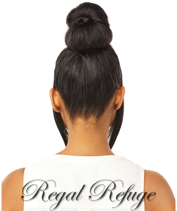 Sensationnel Synthetic Instant Bun with Bangs – Regal Refuge, LLLP